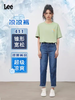 Lee精玉透凉411锥形女牛仔裤LWB1004115EE00FA01178 商品缩略图0