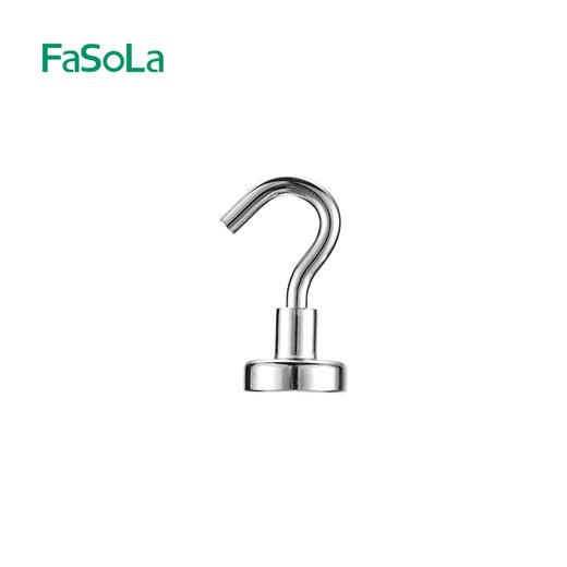 Fasola磁吸挂钩免打孔无痕冰箱入户门后钥匙钩可旋转强力磁铁粘钩 商品图5