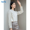 NUTS2023秋季新款气质通勤风高级感百搭长袖套头衫女4390115A1 商品缩略图3