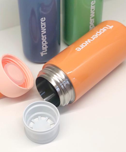 特百惠｜暖茶提手350ml高颜值不锈钢保温杯 带茶漏 商品图3