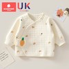 科巢新生婴儿秋冬半背衣上衣无骨哈服新生儿半背纯棉保暖宝宝衣服 商品缩略图0