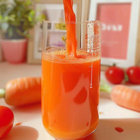【纯压榨胡萝卜汁】