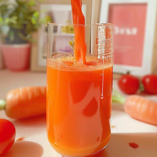 【纯压榨胡萝卜汁】 商品图0