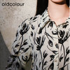 oldcolour春秋季新款小众设计感休闲时尚街头风碎花衬衫女P330107A1 商品缩略图3