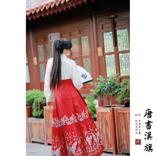 【蝶恋花·春趣】马面裙织金妆花改良国风新中式蝶戏花马面套装 商品图4