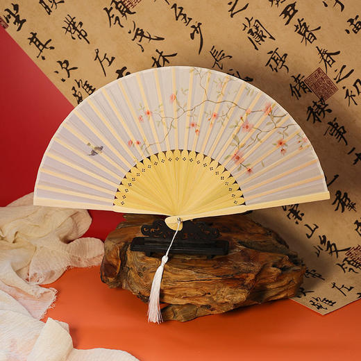 【夏天扇子古风扇子】折叠扇子古风折扇 汉服扇新中式女扇舞蹈扇小扇子 商品图6