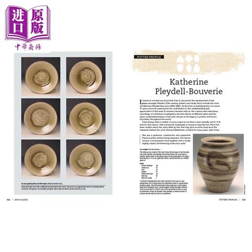 预售 【中商原版】Ash Glazes:Techniques and Glazing from Natural Sources 进口艺术 灰釉，配方与制作 商品图3