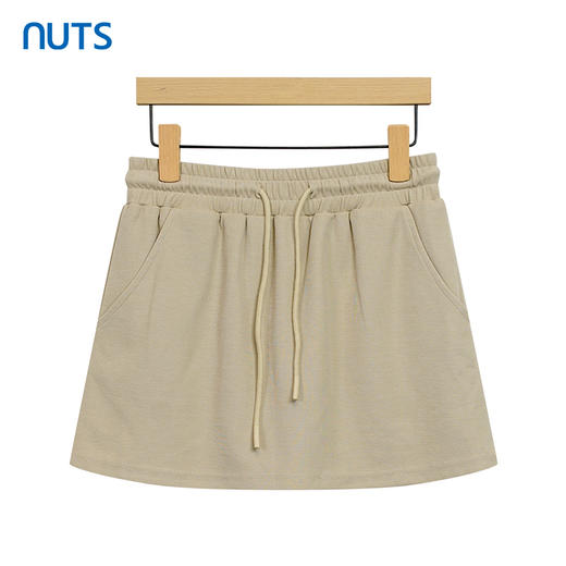 NUTS女装套装夏季运动风松紧腰抽绳短款A字裙428143506 商品图4