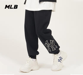 MLB男女情侣束脚立体印花logo运动长裤23秋季新款3APTB0736