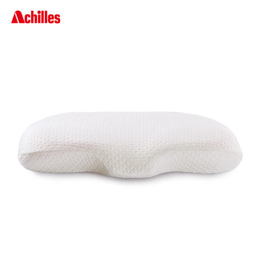日本Achilles/阿基里斯蝶型凝胶颈椎枕头 加大记忆枕芯 慢回弹护颈保健睡眠枕 草绿色 适合低枕 商品图3
