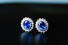 1.6ct 蓝宝石耳钉 商品缩略图4