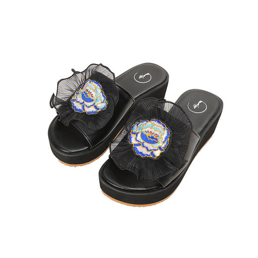 逍遥游真皮拖鞋 | 黑色百搭 白色简约 | 码数齐全 现货加急发 商品图8