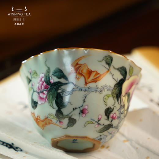 问鼎汝瓷鼎峰系列天青沐菊杯(纷华盛福) 商品图2