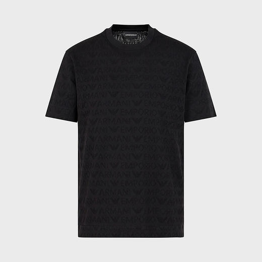 【特惠秒】Emporio Armani 男士全棉针织雕花logo商务休闲短袖T恤 11898 商品图14