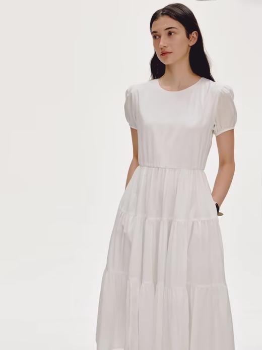 shyshystill/shy202304010/复古带袖经典分割连衣裙 商品图1