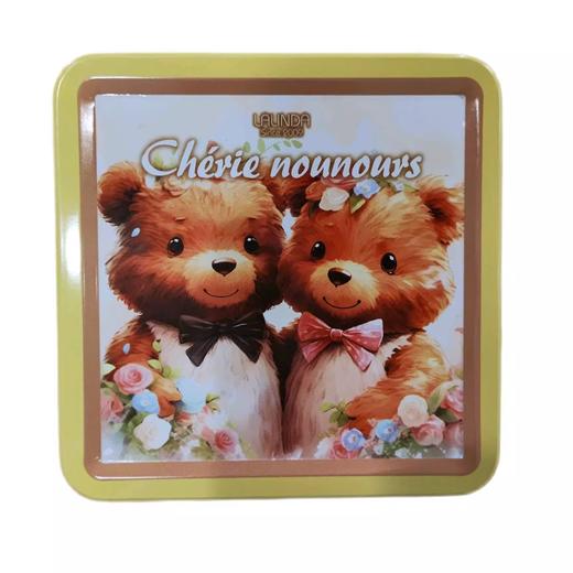 LALINDA焦糖海盐味曲奇饼干（方盒） 商品图0