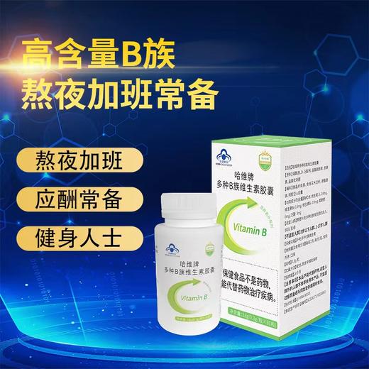哈维牌B族多种维生素胶囊 商品图0