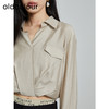 oldcolour春秋季新款韩系温柔感设计感职场通勤衬衣女P320106A1 商品缩略图4