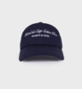 Sporty & Rich - Hotel du Cap Cursive Hat - Navy - 女装 - 帽子 - 深蓝色 商品缩略图0