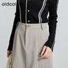 oldcolour秋季新款韩版修身高腰直筒休闲高级感中长裙女P330608A1 商品缩略图1