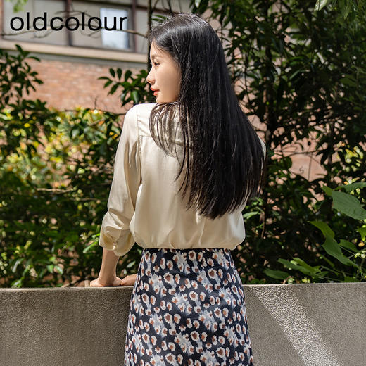 oldcolour春秋季新款通勤风职场气质显瘦百搭长袖衬衫女GP31013004 商品图4