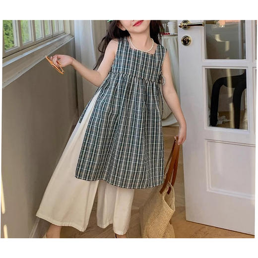 裁缝学苑QZ44亲子装新款森系长款罩衫阔腿裤亲子两件套装纸样儿童样板 商品图4