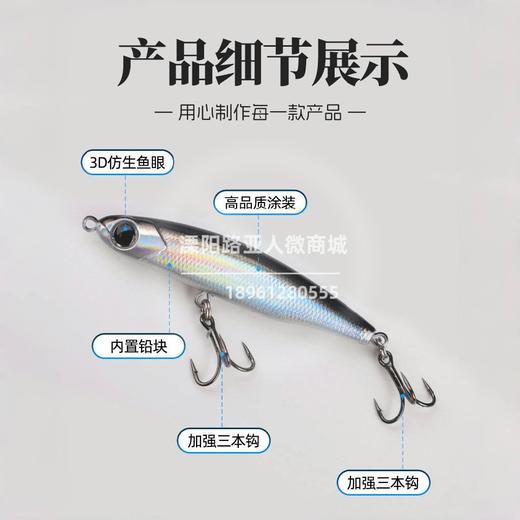 江左飞影银鱼微物小mini铅笔 商品图4