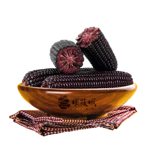 沽源县 坝莜域熟制甜糯黑玉米 200g*6穗 商品图2