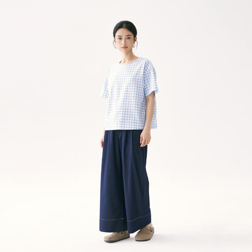 零意义 meanil 棉麻背扣箱型上衣 商品图5