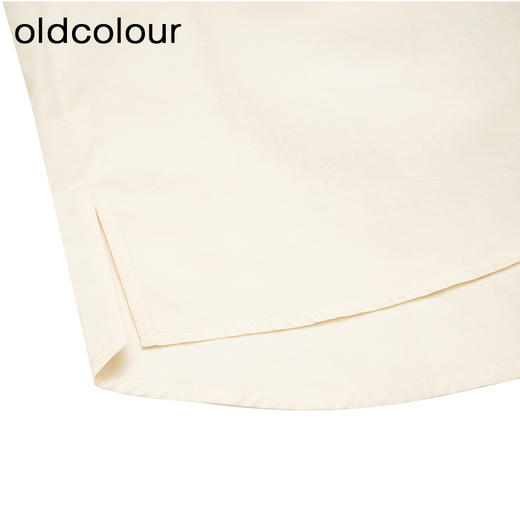 oldcolour夏季新款简约通勤宽松薄款时尚风V领衬衫女P25011552 商品图4