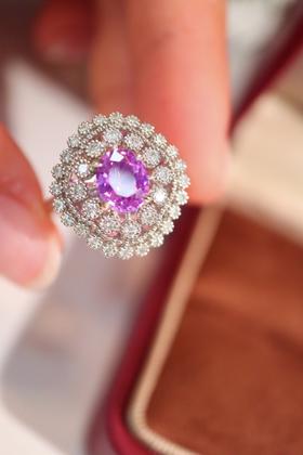 1.06ct 蓝宝石戒指