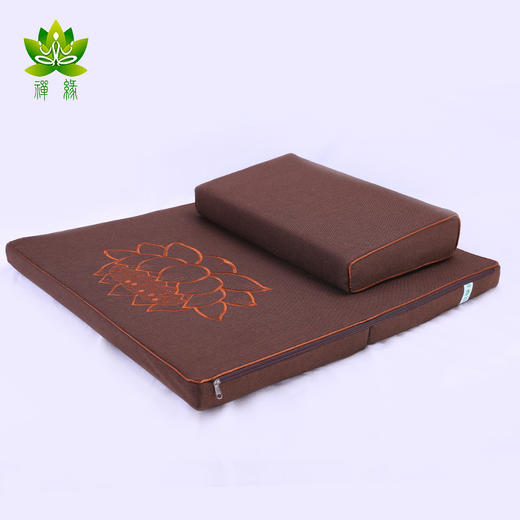 可折叠的禅修静坐打坐坐垫  莲花刺绣款 商品图1