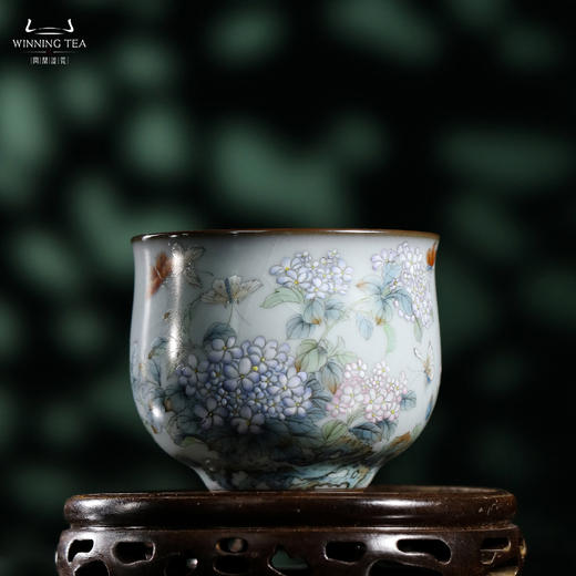 问鼎汝瓷铁胎汝窑玉露杯 （芳华无边） 商品图0