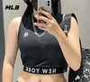 MLB女士夏款新款字母印花无袖短款吊带运动背心3FTK08023 商品缩略图2