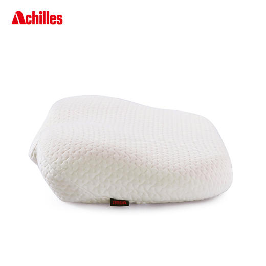 日本Achilles/阿基里斯蝶型凝胶颈椎枕头 加大记忆枕芯 慢回弹护颈保健睡眠枕 草绿色 适合低枕 商品图4
