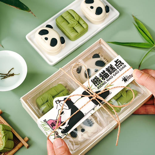 【-熊猫竹子糕点-】两个熊猫+两个竹竹、3件100元活动 商品图6