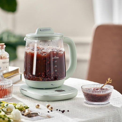 小熊316不锈钢滤网防干烧养生壶浅绿色1.8L 商品图2