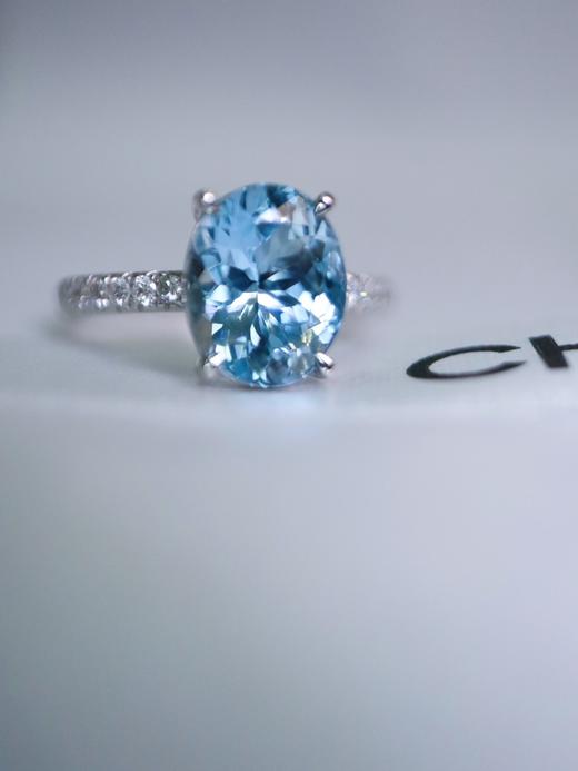 2.04ct 海蓝宝戒指 商品图3