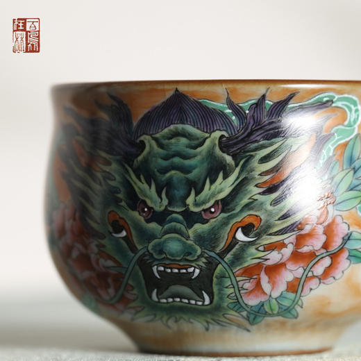 问鼎绪文汝窑 萧鼓杯（龙腾云雾） 商品图2