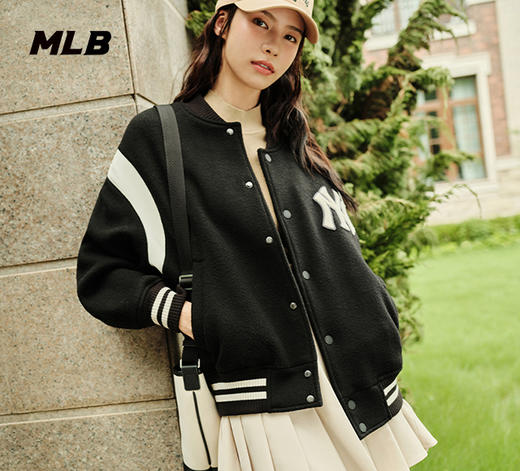 MLB男女情侣款学院风运动夹克时尚休闲外套23秋季新款3AJPV0934 商品图0