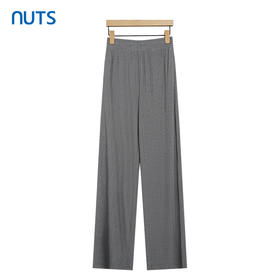 NUTS女装阔腿裤长裤夏季新款简约随性纯色休闲裤429072320