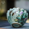 问鼎汝瓷鼎峰系列天青老款蕊香杯 （莺啭春枝） 商品缩略图3