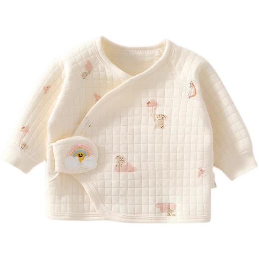 科巢新生婴儿秋冬半背衣上衣无骨哈服新生儿半背纯棉保暖宝宝衣服 商品图3