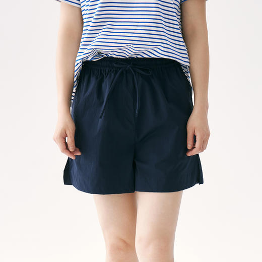 零意义 meanil 纸棉抽绳纹理休闲短裤 商品图0