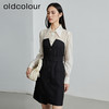 oldcolour秋季新款拼接假两件是时尚通勤长袖连衣裙女P331006A1 商品缩略图3