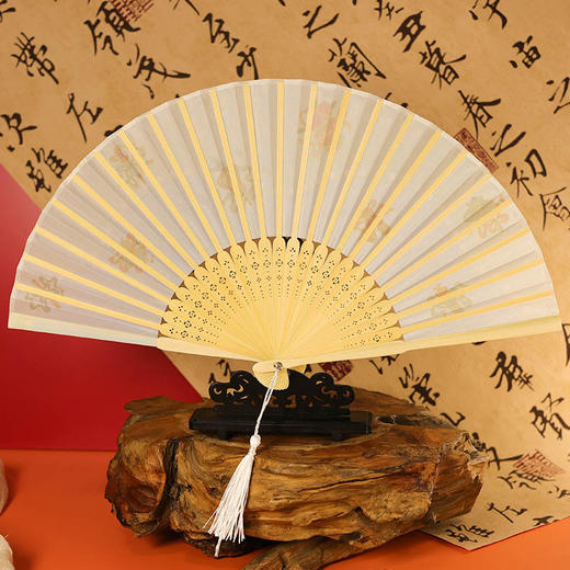 【夏天扇子古风扇子】折叠扇子古风折扇 汉服扇新中式女扇舞蹈扇小扇子 商品图8