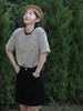 shyshystill/shy202205034/经典条纹法式复古条纹全棉T恤短袖 商品缩略图2