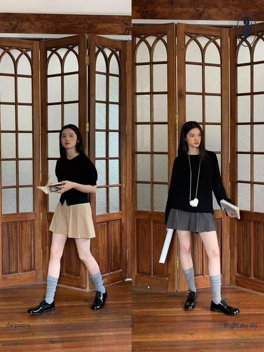 shyshystill/shy202307033/抗皱捏褶小A字显瘦休闲西装短裤 商品图1