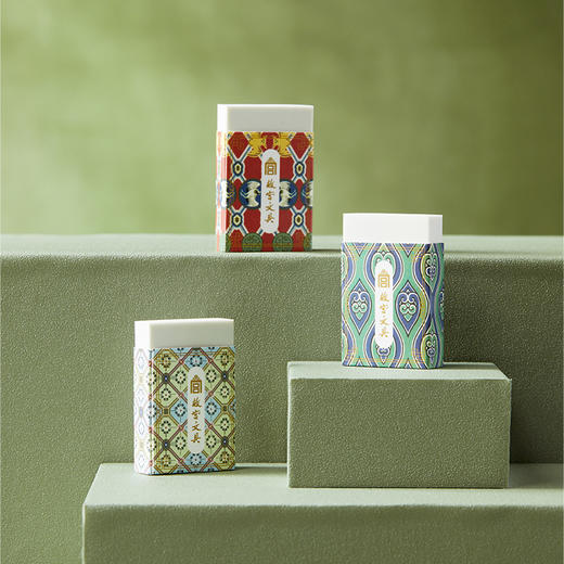 故宫文具建筑彩绘铅笔橡皮套装 商品图1