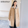 oldcolour秋季新款韩版时尚休闲宽松通勤流行风衣外套女P380403A1 商品缩略图1
